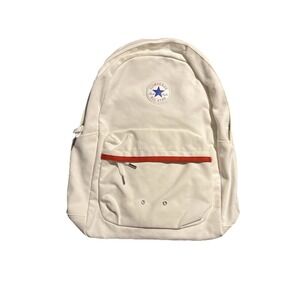Converse Go Backpack Chuck‎ Taylor All Star Bag White Red Water Bottle 19x15 New